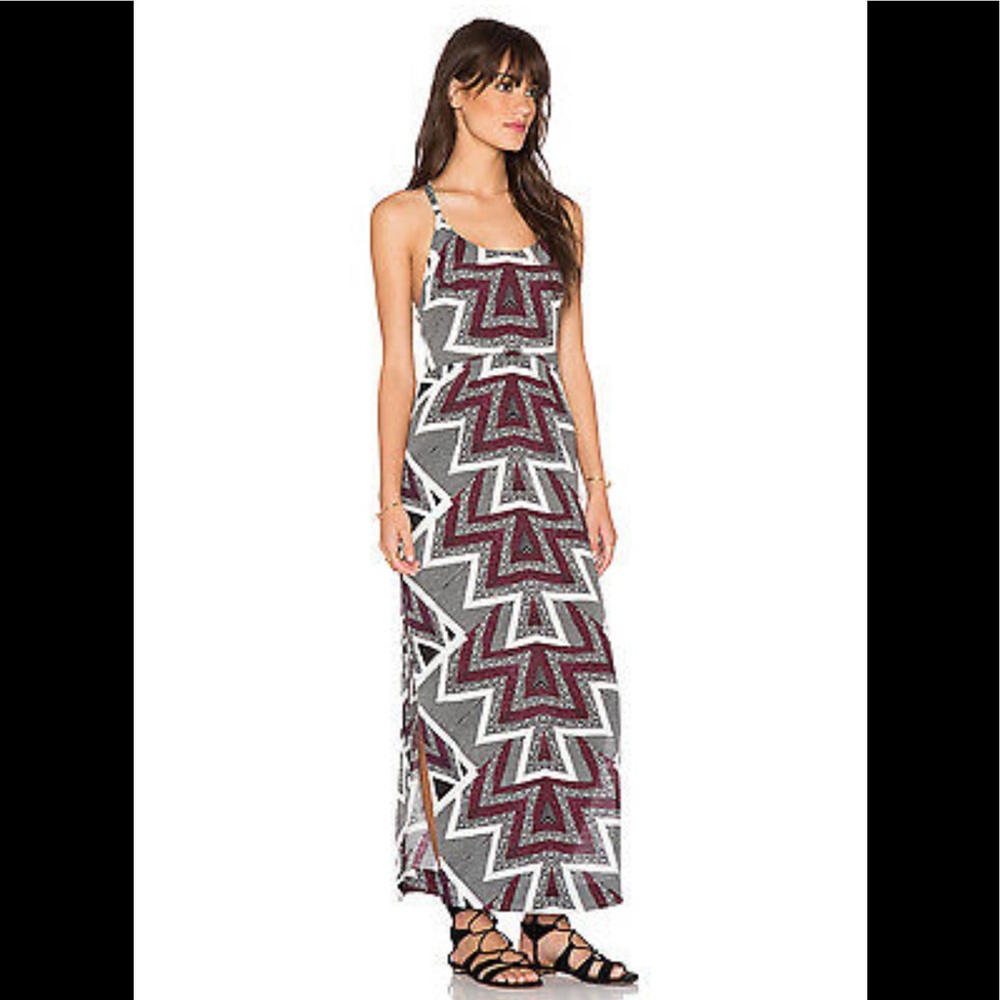 FREE PEOPLE SERVES YOU RIGHT PRINTED MAXI DRESS - Picture 7 of 14